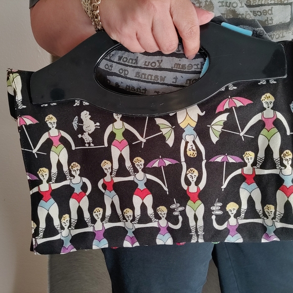 🇨🇦 Lulu Guinness London tote clutch - Picture 9 of 10